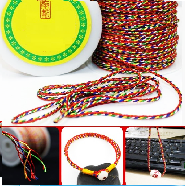 Chỉ Ngũ sắc 24m,100m(Cuộn)