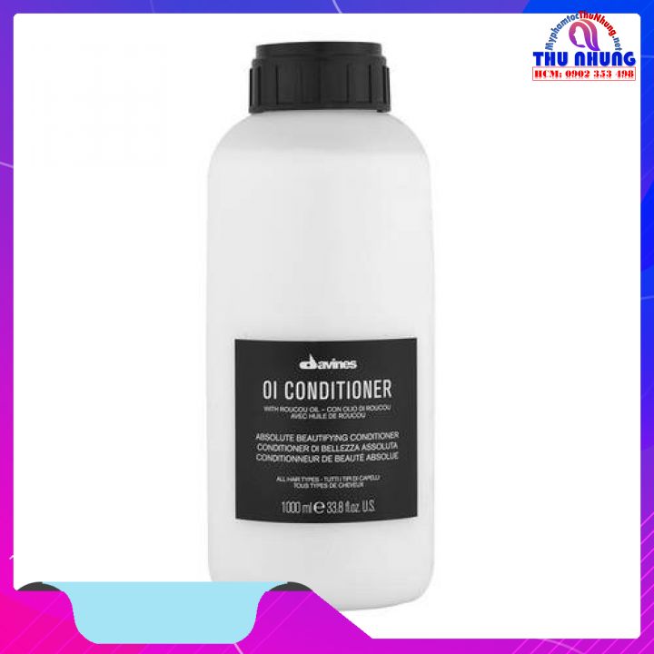 [Tặng mũ trùm]Dầu xả hoàn mỹ OI CONDITIONER Davines 1000ml