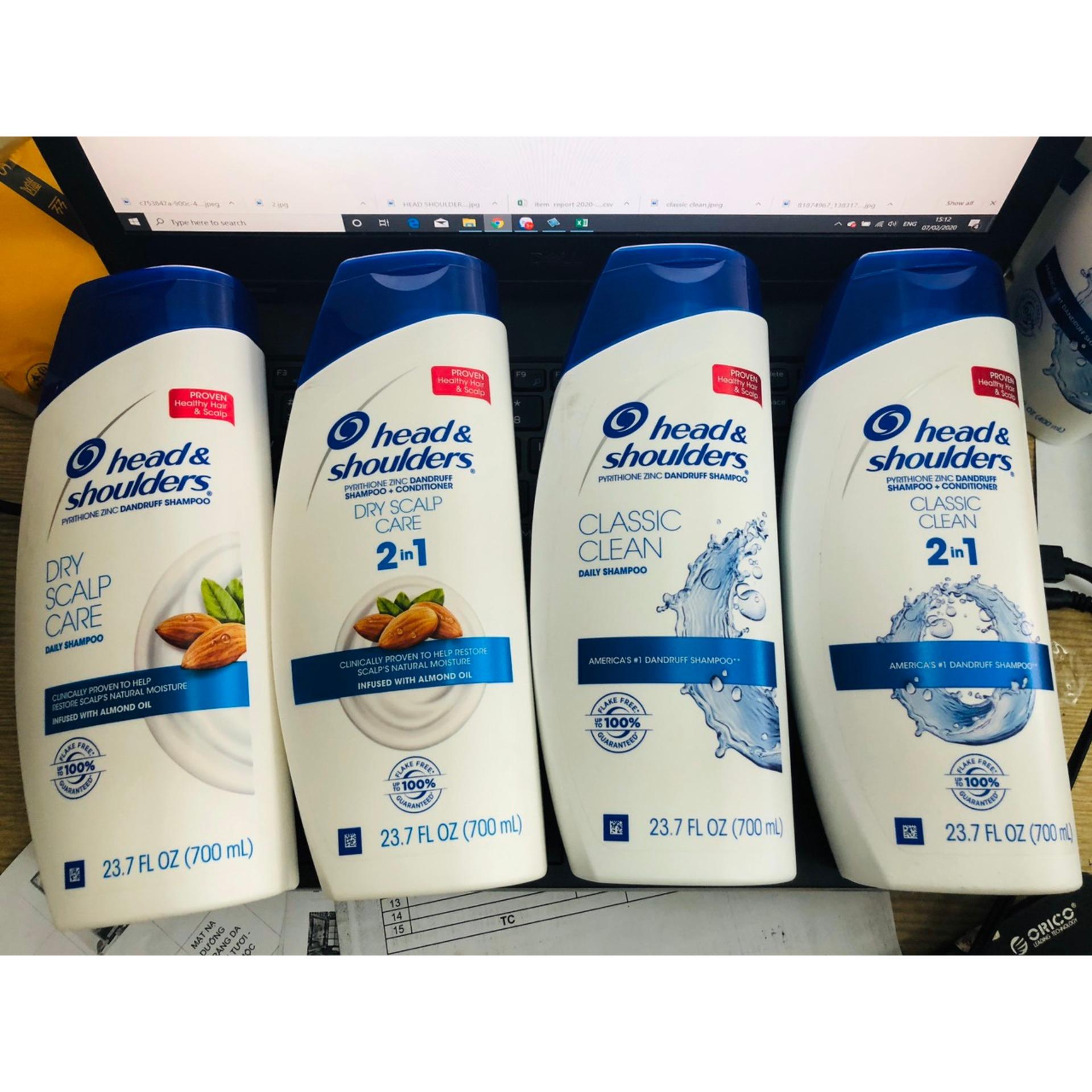 Dầu Gội Head & Shoulders Classic Clean 700ml (Chai Lớn)