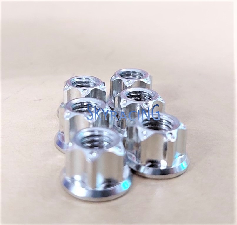 Combo 6 con tán dĩa tải INOX 304 salaya gắn cho xe Ex150 8ly