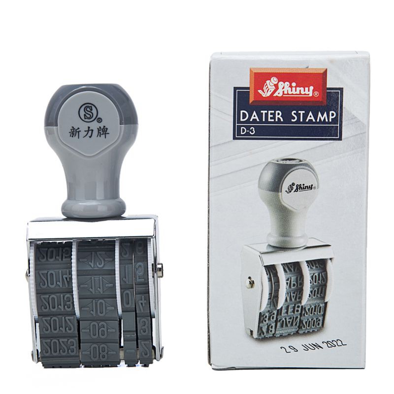 Dấu xoay tay chấm mực Shiny N-xx và khay mực khô Lancer