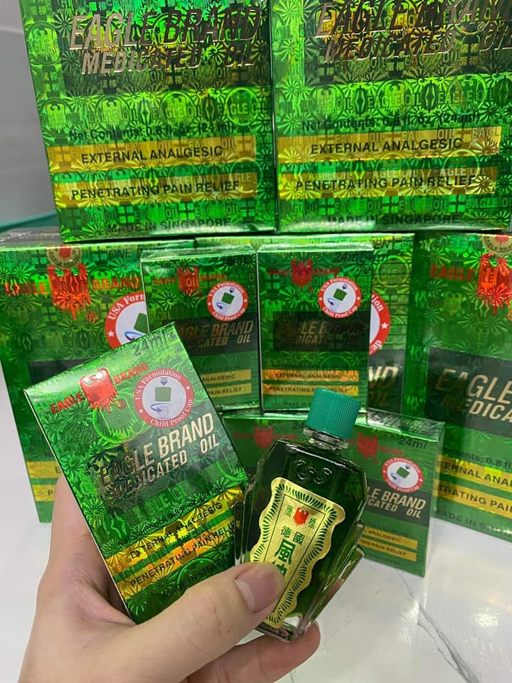 Dầu gió mỹ xanh 2 nắp 24ml