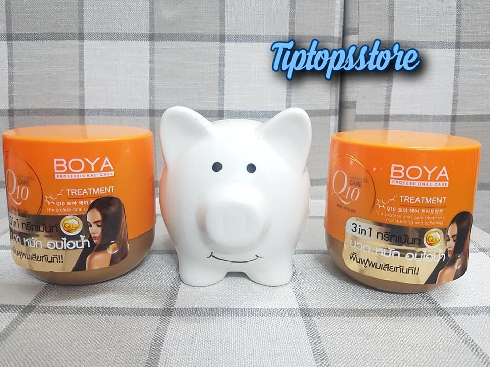 [HCM]KEM Ủ TÓC BOYA HAIR TREATMENT Q10 THÁI LAN (hủ 500ml)