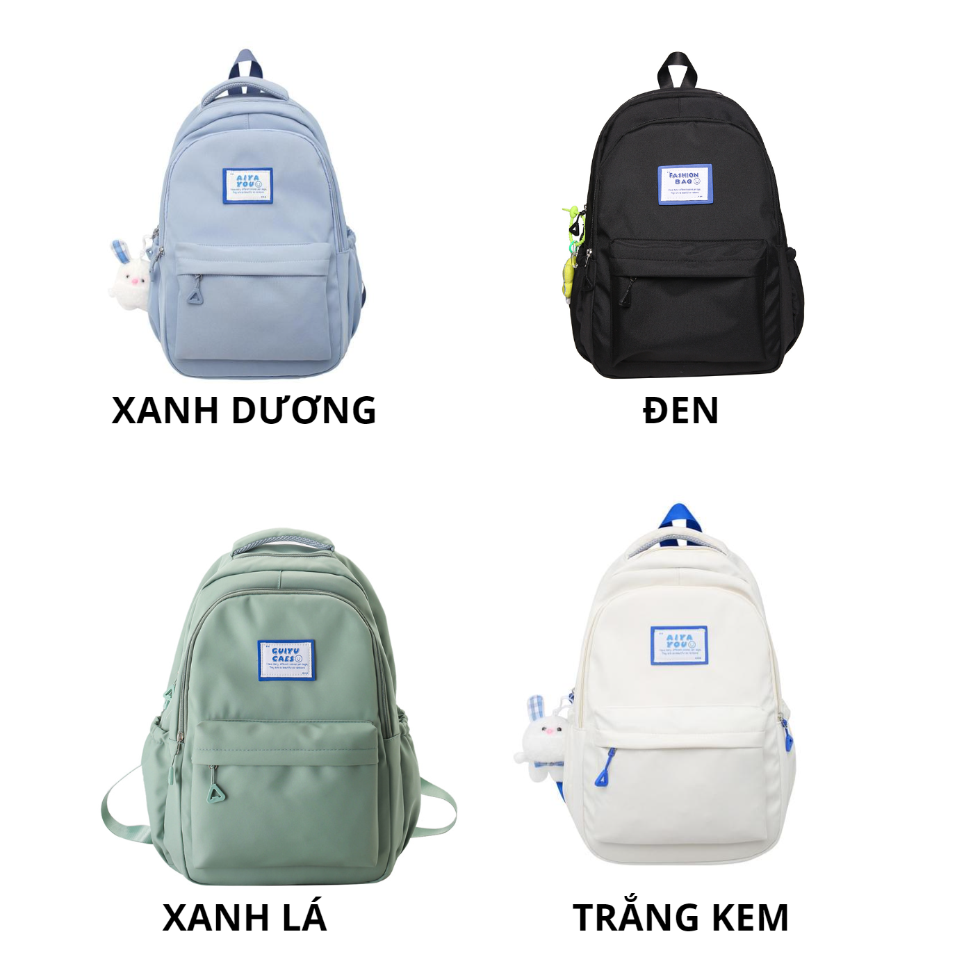 HOÀN TIỀN 15% - Balo Nam Nữ Ulzzang Hàn Quốc  Cặp học sinh đi học Thời Trang Giá Rẻ Cute Dễ Thương Basic LATIMO BL12