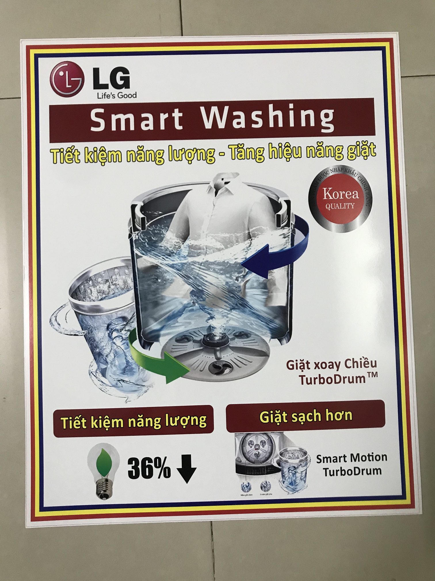 [HCM]tem dán máy giặt LG -  miếng dán máy giặt LG