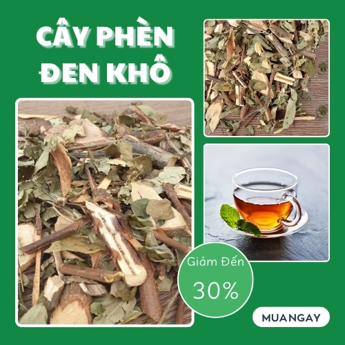 Cây phèn đen khô 500g - Tấn Phát - Hàng sạch cao cấp chuyên dùng để pha trà và sắc lấy nước uống