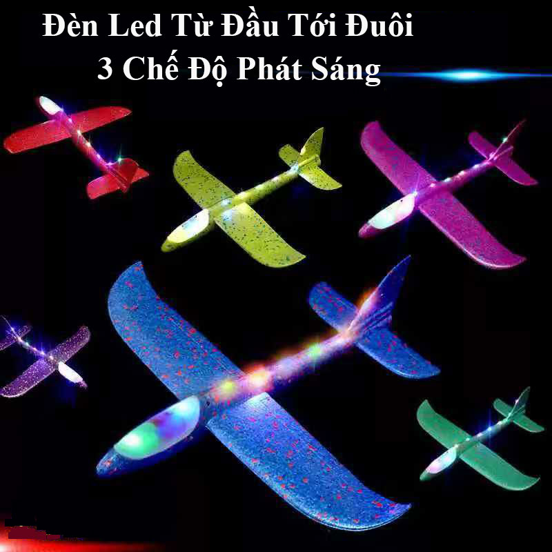 Máy Bay Xốp Full Đèn Led Size Đại