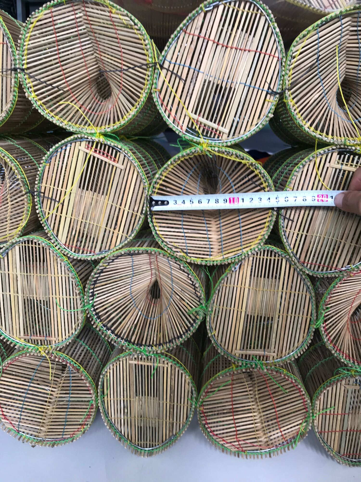 Lợp đặc tép, cá bóng dừa... Đường kính vòng 15cm,dài 30cm-> Hàng loại 1