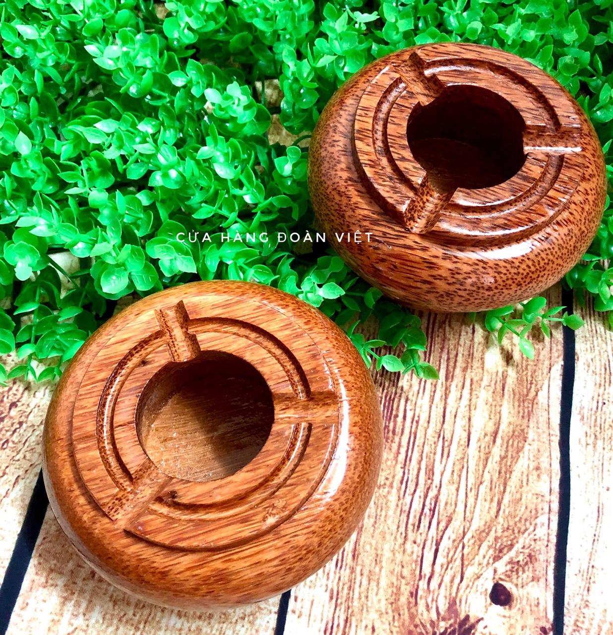 Gạt Tàn Gỗ Dừa Cao Cấp