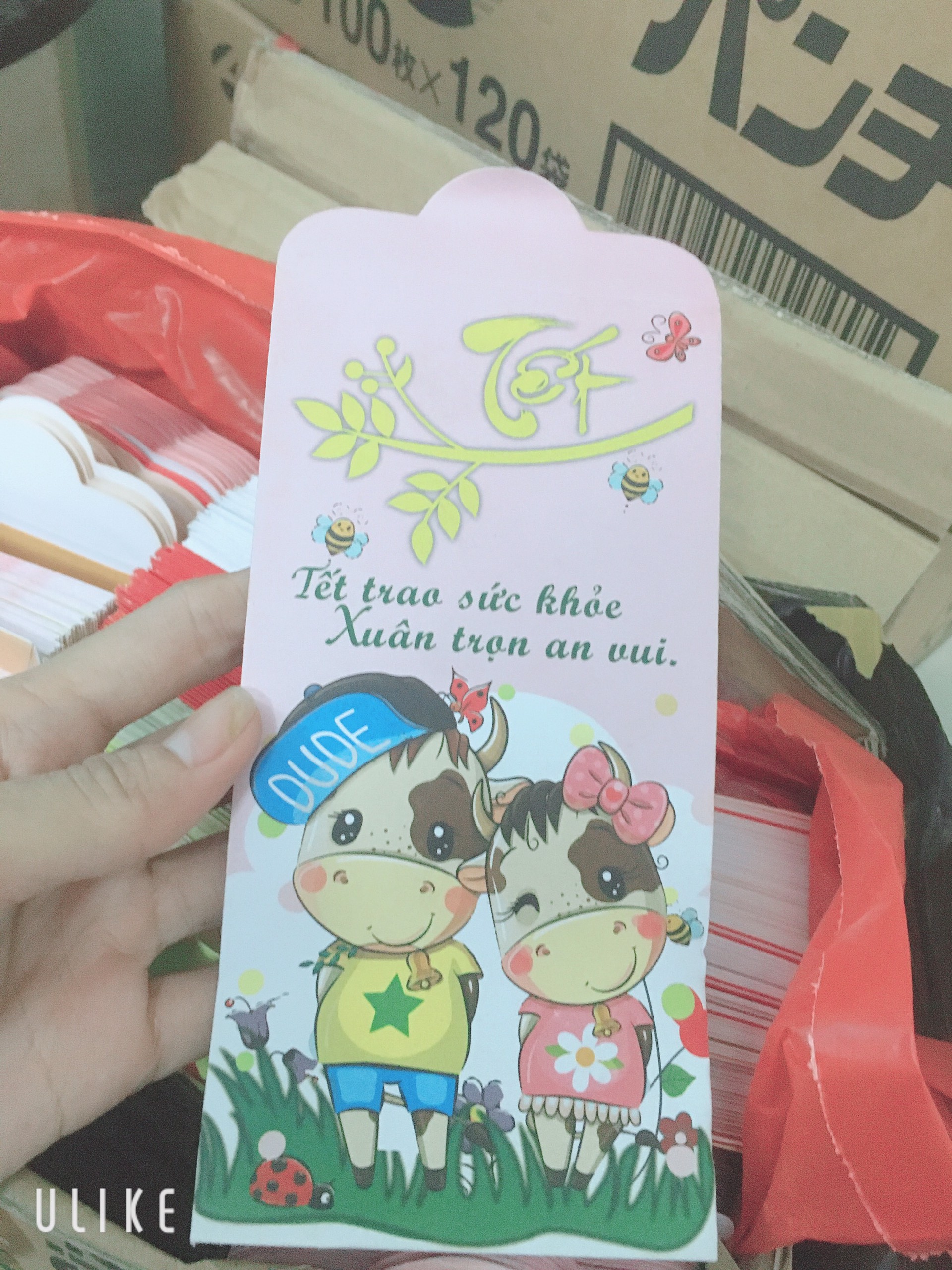 SET 5 BAO LÌ XÌ TẾT ĐỘC LẠ NHIỀU HÌNH 2021