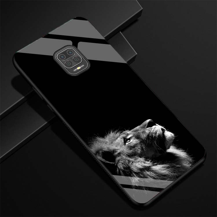 Ốp Xiaomi Redmi Note 9, Note 9s, Note 9 Pro Lưng kính cường lực Sáng Bóng