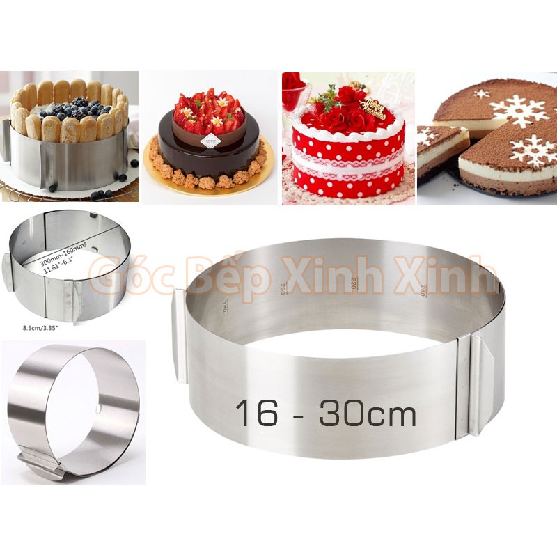 [HCM]Khuôn ring mouse tròn thay đổi kích thước 16-30cm