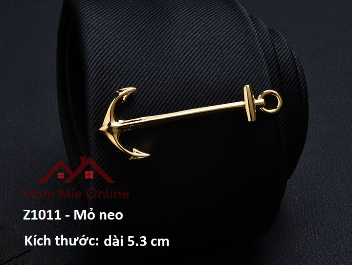 [HCM] Kẹp cà vạt mẫu hình độc đáo màu vàng, kẹp cà vạt hình mắt kính, mỏ neo, lông vũ, cây kéo - RK04 - Z101