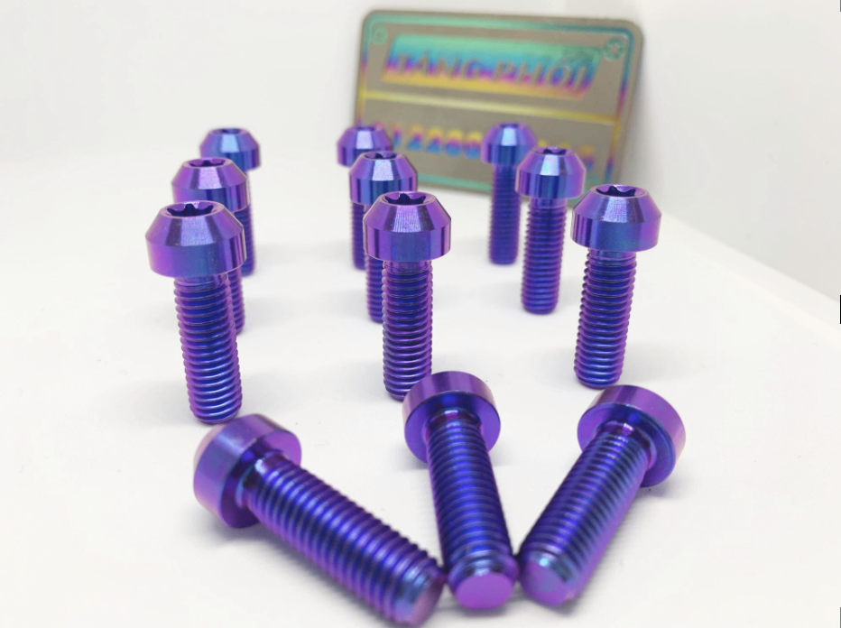 1 con Ốc bắt gác chân 8li25 đầu trụ titan Gr5  cảng sau yaz  pass heo Honda và nhiều vị trí khác