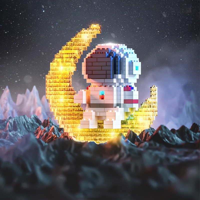 ĐÈN LEGO LẮP RÁP PHI HÀNH GIA MẪU ĐỒ CHƠI MỚI