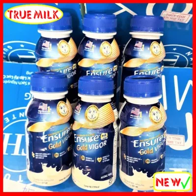 Sữa Ensure Gold Vigor hương Vani 237ml (Bộ 6 Chai) - Ensure Gold - Ensure Vani - Gold Vigor - Ensure hương Vani - sữa nước ensure gold - ensure gold hương vani - sữa chai