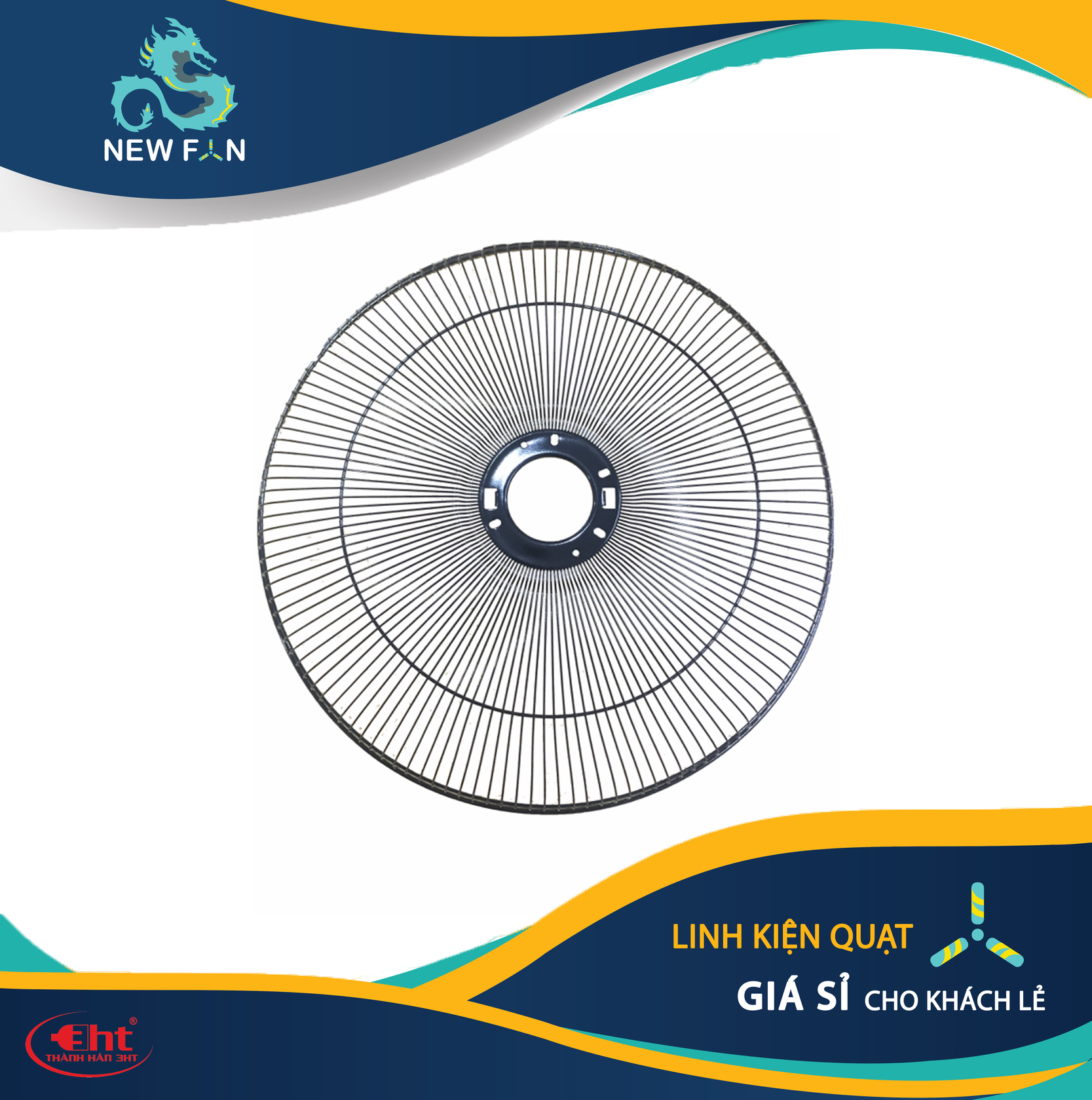 Bộ lồng quạt và cánh, 30cm và 40cm.