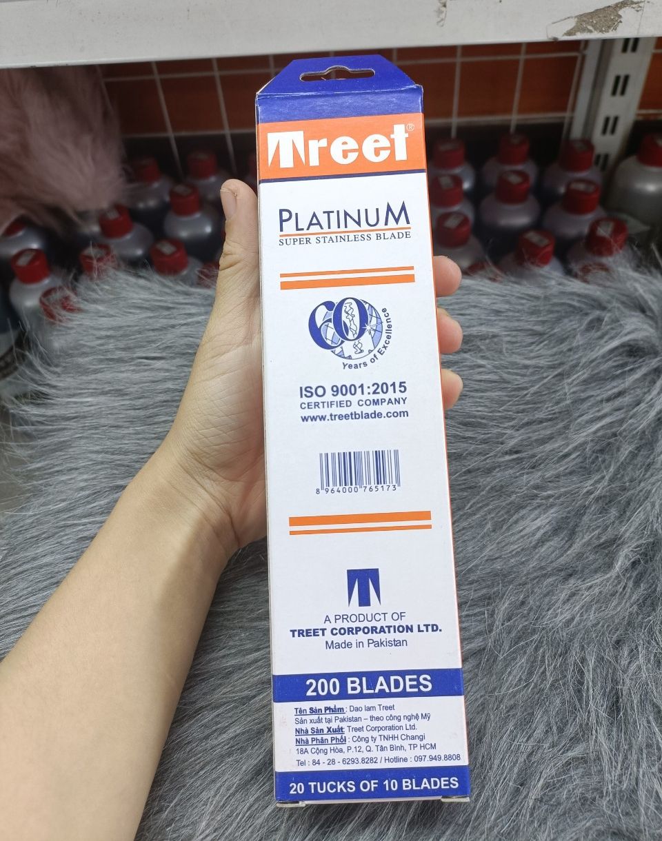 Hộp 100-200 Lưỡi Lam Gillette/Dorco/Treet