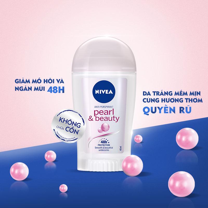 Lăn Sáp ngăn mùi Nivea Ngọc Trai