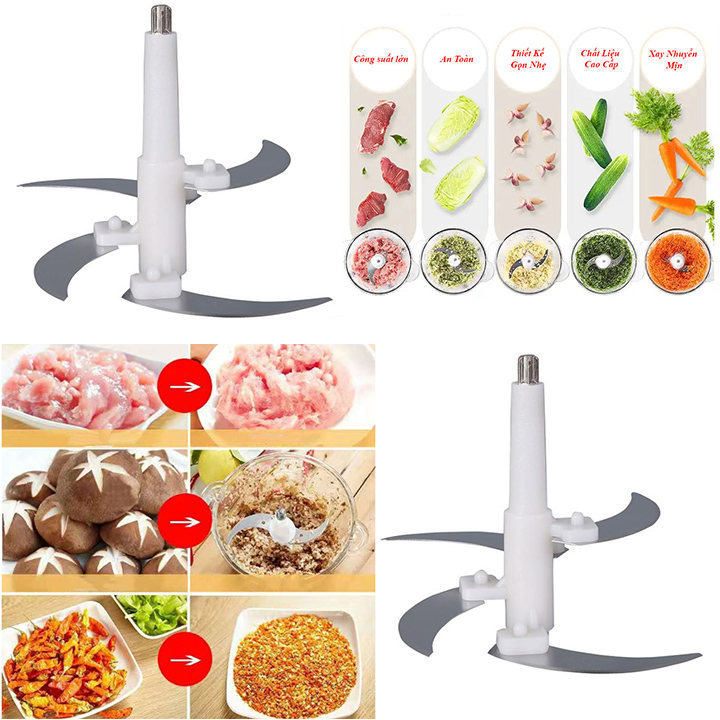 Máy xay thịt mini 3L thế hệ mới 2021