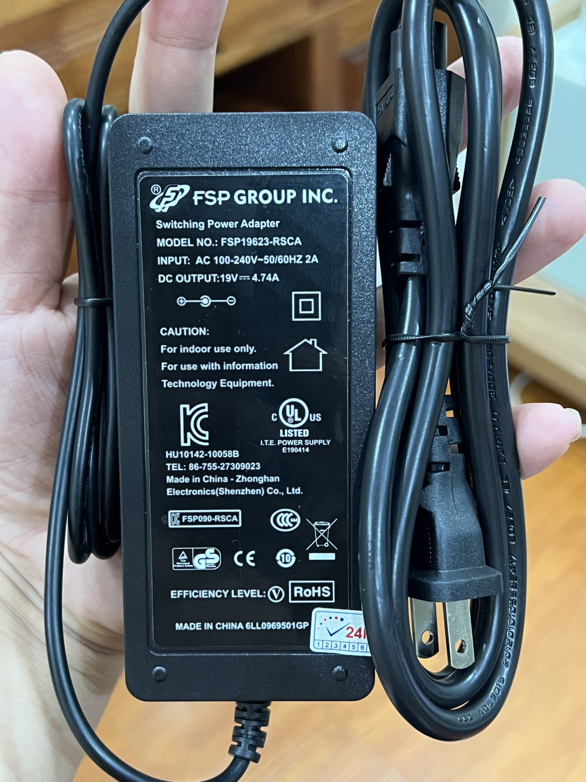 Nguồn 19v máy PC Intel NUC Kit