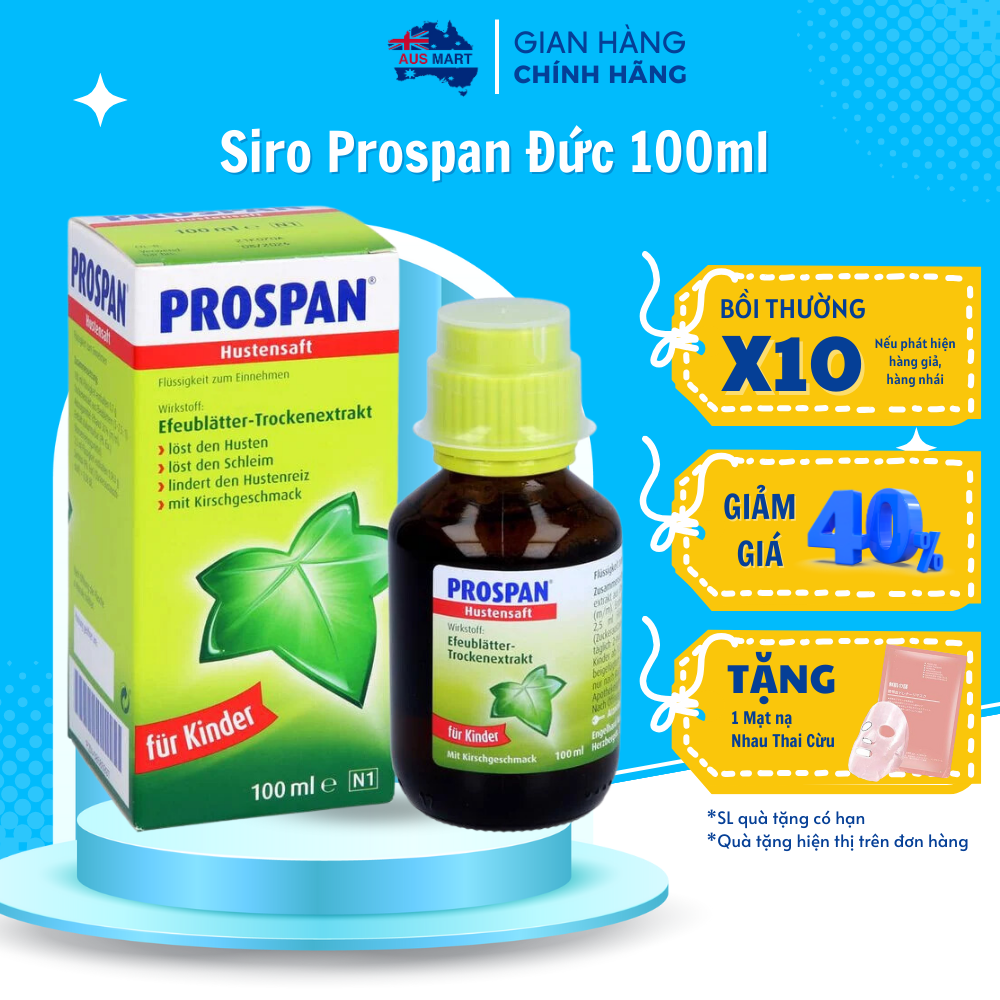 Siro ho Prospan Đức Hustensaft 100ml