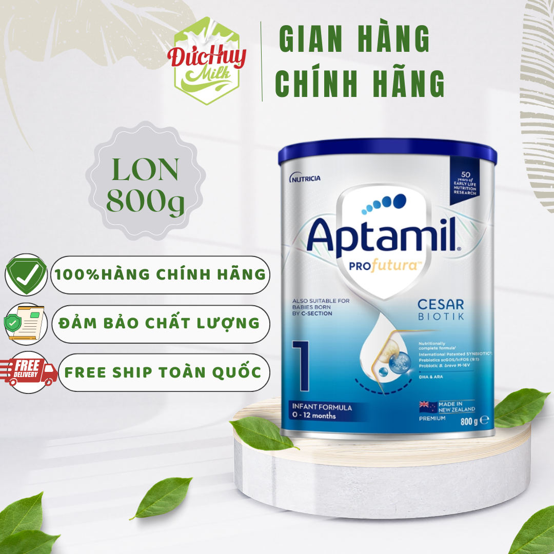 Sữa bột Aptamil Profutura Cesarbiotik Số 1 cho bé 0 - 12 tháng tuổi