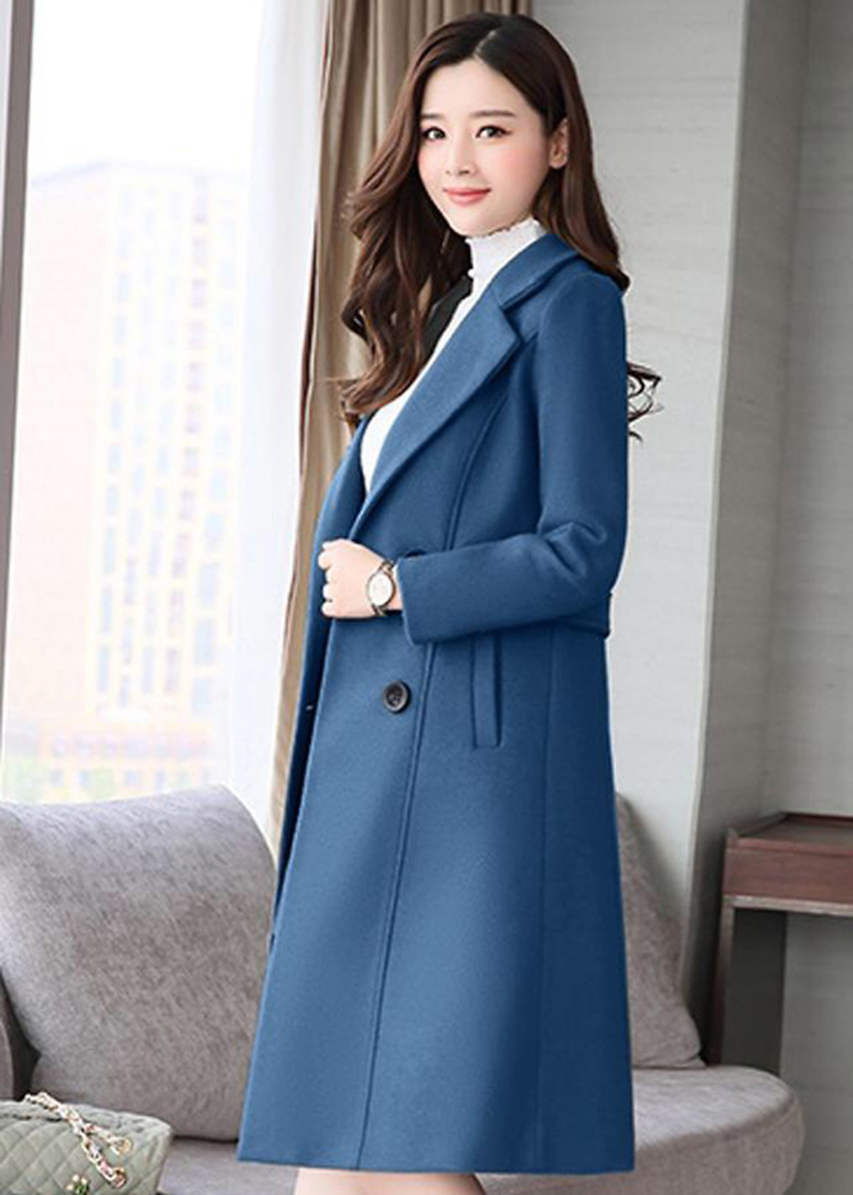 Áo Khoác Dạ Dáng Dài Cao Cấp - ZLR2209
