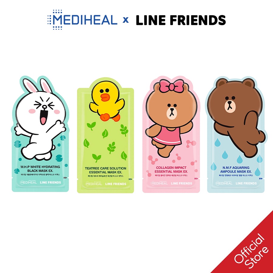 Mặt nạ dưỡng da Mediheal Line Friends 25ml