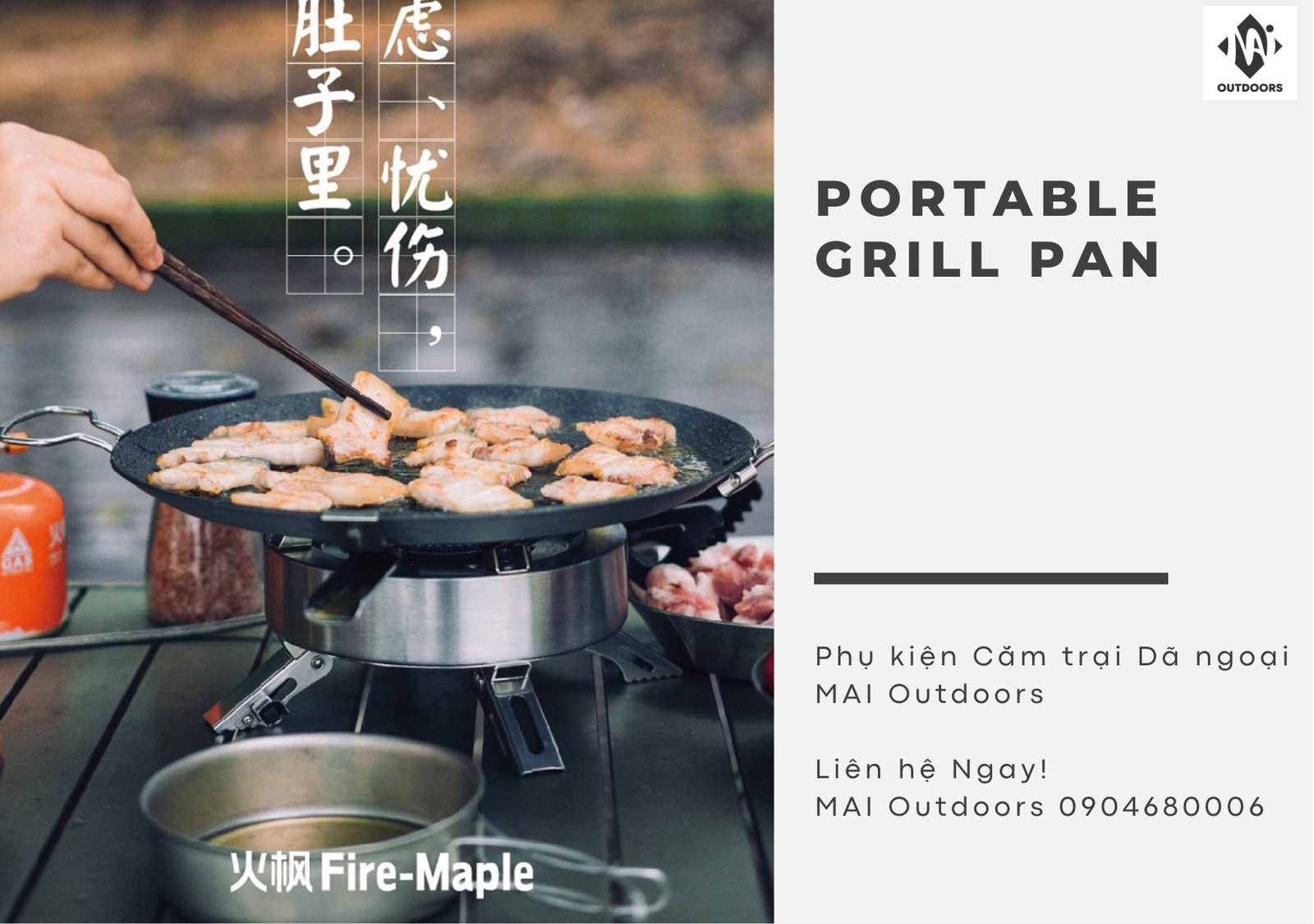 Chảo Chiên Nướng Fire Maple Fry Pan