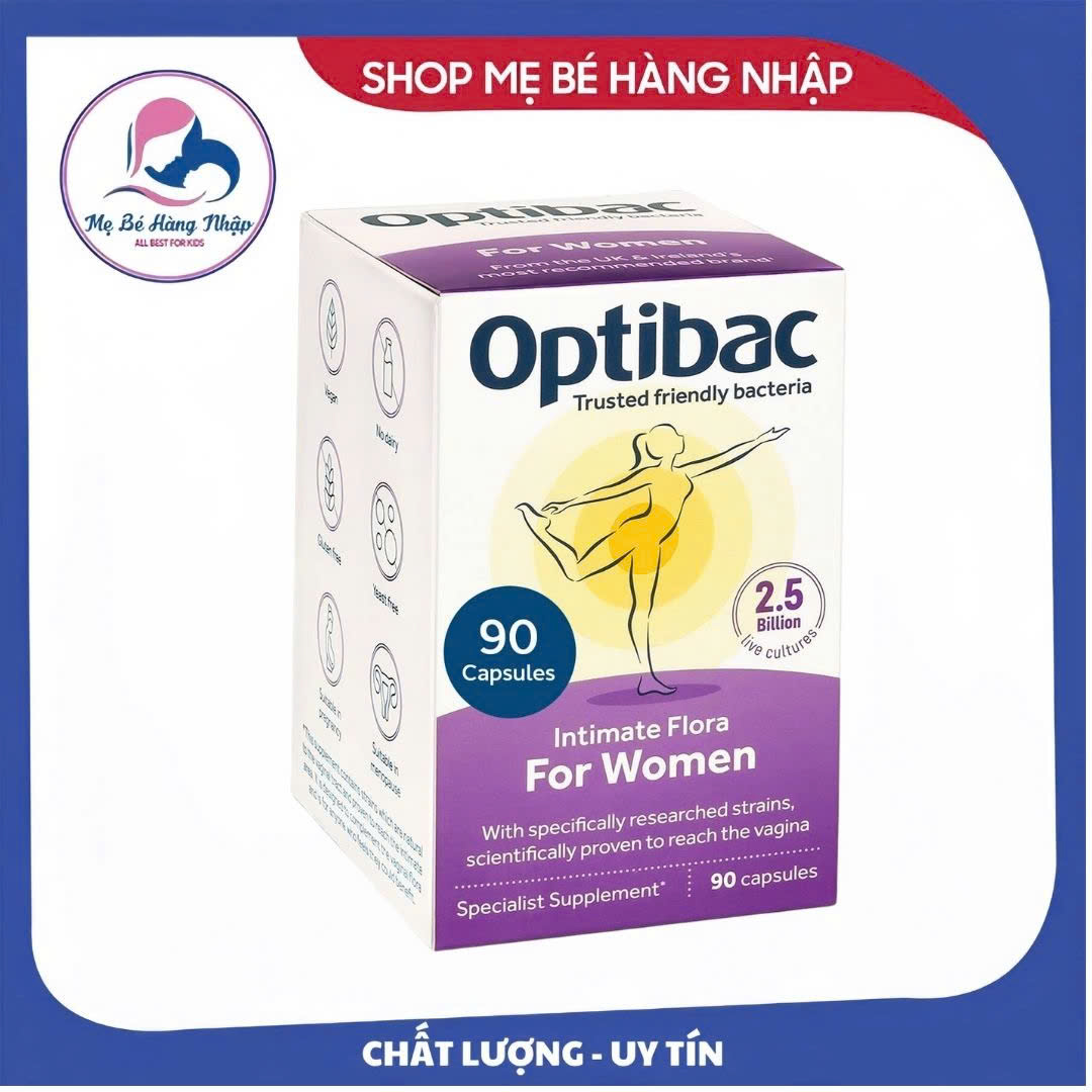 Men vi sinh Optibac tím (Optibac For Women) 90 viên chuẩn UK