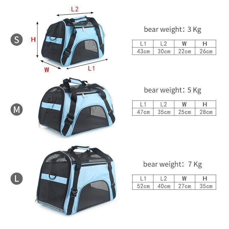 Túi xách thể thao vận chuyển dành cho boss sen chó mèo iu - Size M