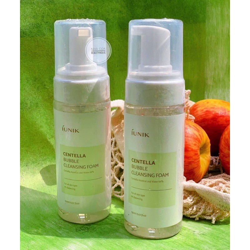 [HCM][Nhacuabeautyholic] Sữa rửa mặt IUNIK Centella Bubble Cleansing Foam