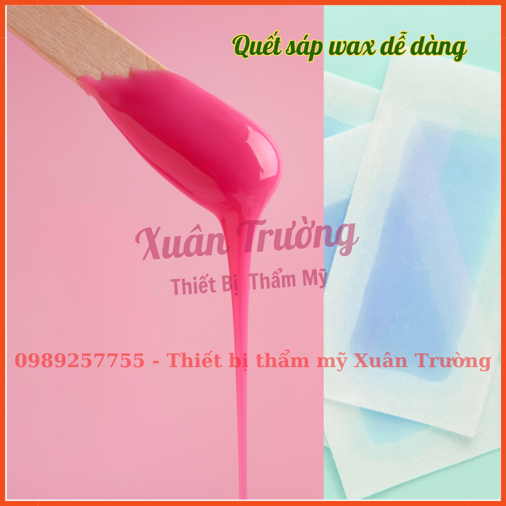 Combo 10 Que gỗ phết sáp wax lông chiều dài 15cm