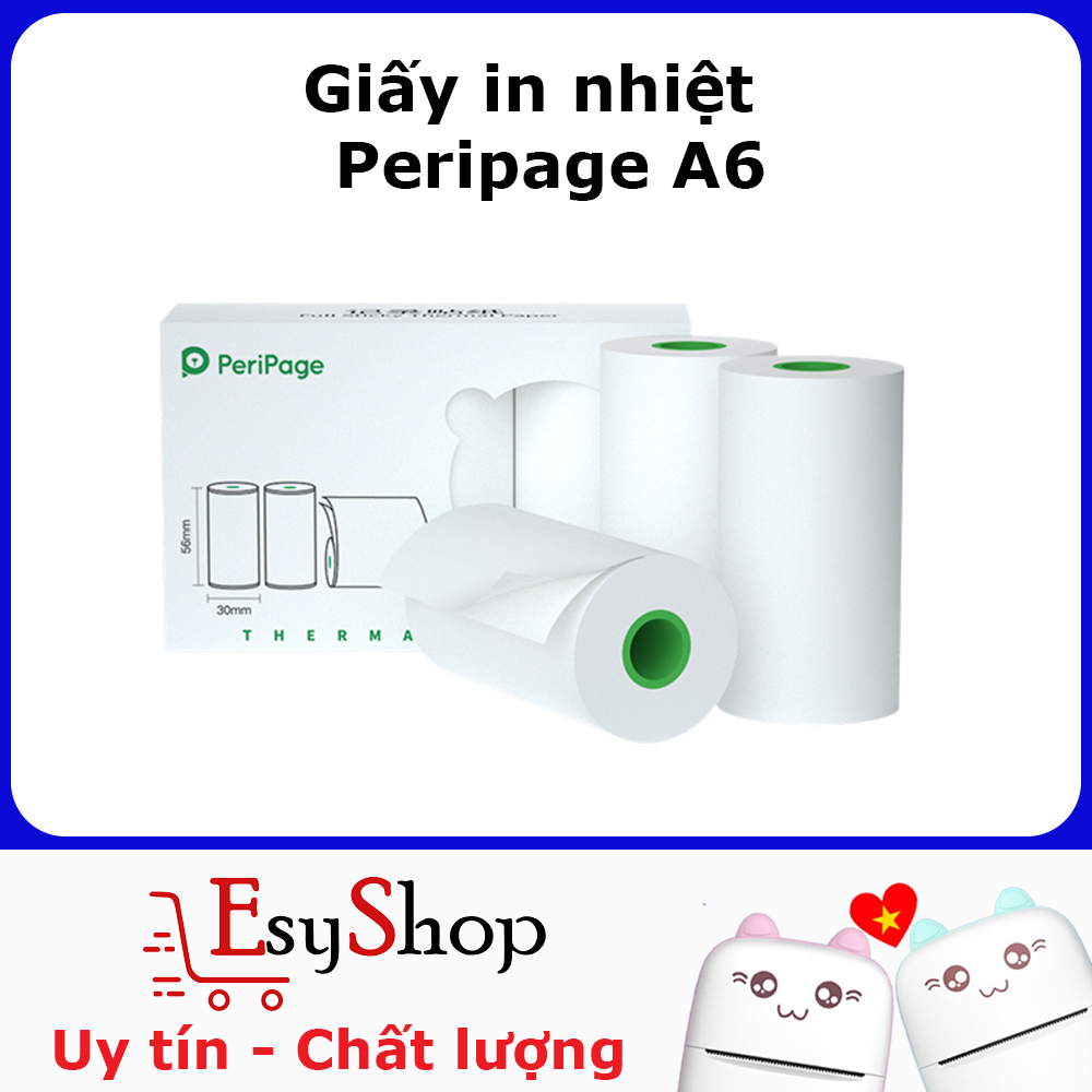 [HCM]Giấy in nhiệt chính hãng PeriPage