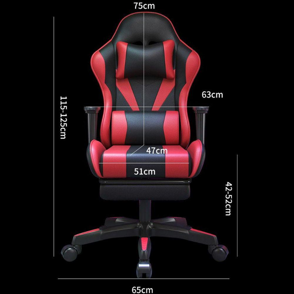 [ Ghế Gaming Cao Cấp Có Gác Chân Có Loa], ghế chơi game thư giãn chất liệu da, ghế game mát xa 7 điểm cao cấp