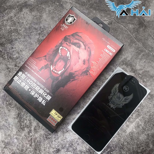 Cường lực full màn 4D King Kong chống nhìn trộm