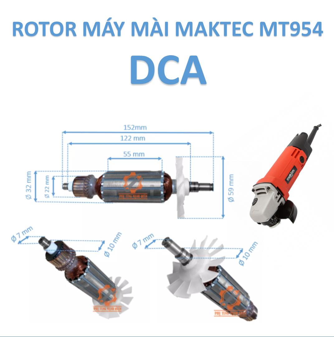 Rotor/ruột máy mài Maktec MT954 tặng kèm chổi than cao cấp