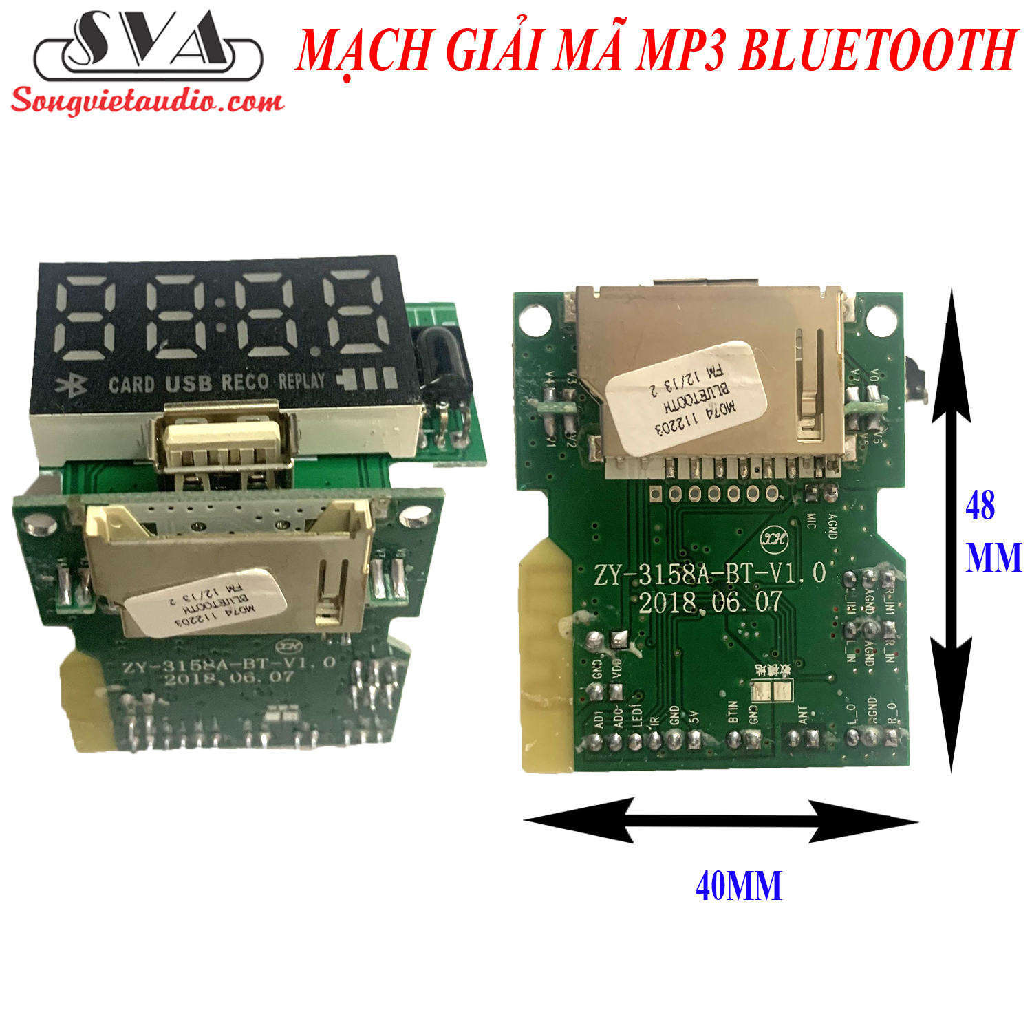 MẠCH GIẢI MÃ ÂM THANH MP3 BLUETOOTH 5.0 - NEW