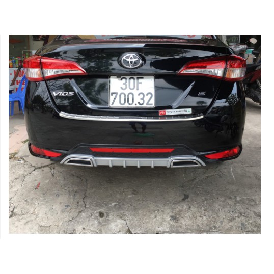 Líp pô, lippo, ốp pô xe Vios 2019 2020 2021  2022  Lip chia bô Vios 2019 2020 2021 2022 bô vuông chuẩn phom xe không cần chế