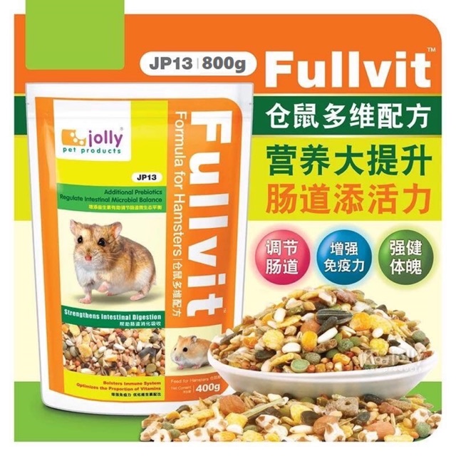 Thức ăn Fullvit vitamin 800g cho hamster