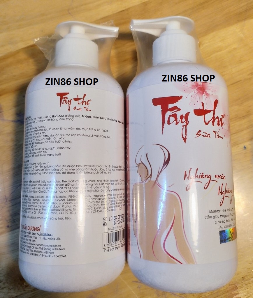 SỮA TẮM TÂY THI DẠNG VÒI 480ML