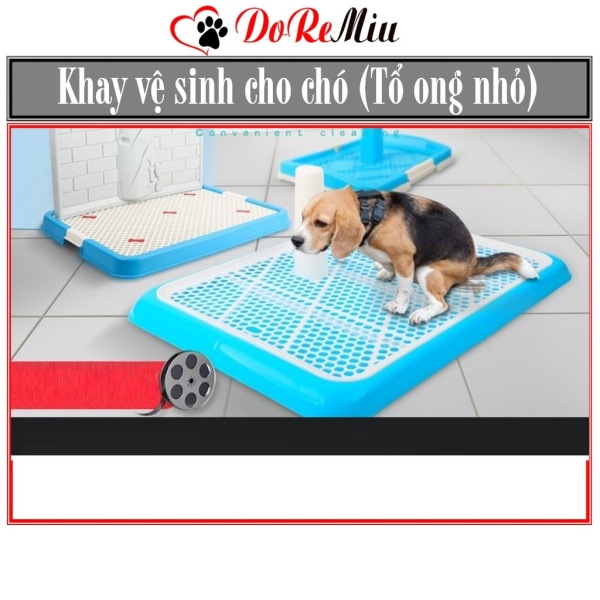 Doremiu- Khay vệ sinh chó - loại khay tổ ong nhỏ cho chó dưới 10kg