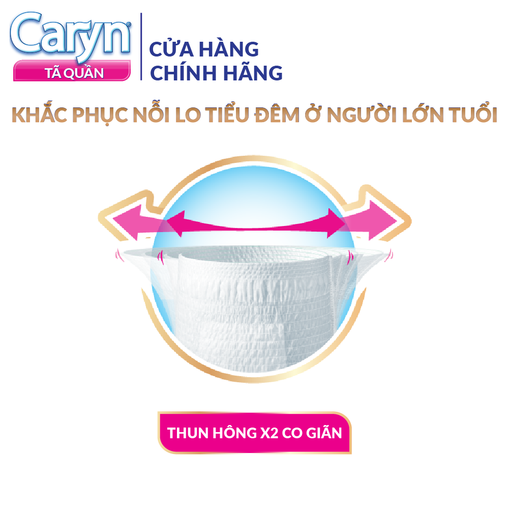 Tã Quần Người Lớn Caryn Mỏng Nhẹ L5