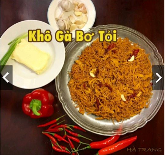 500g KHÔ GÀ BƠ TỎI LOẠI 1