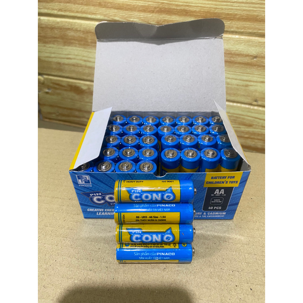 Lốc 4 pin tiểu AA con ó PINACO 1.5V