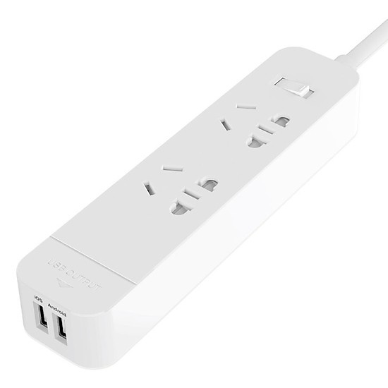 Ổ cắm điện konfulon 2dc, 2usb 5v/2.4a dài 1.5m