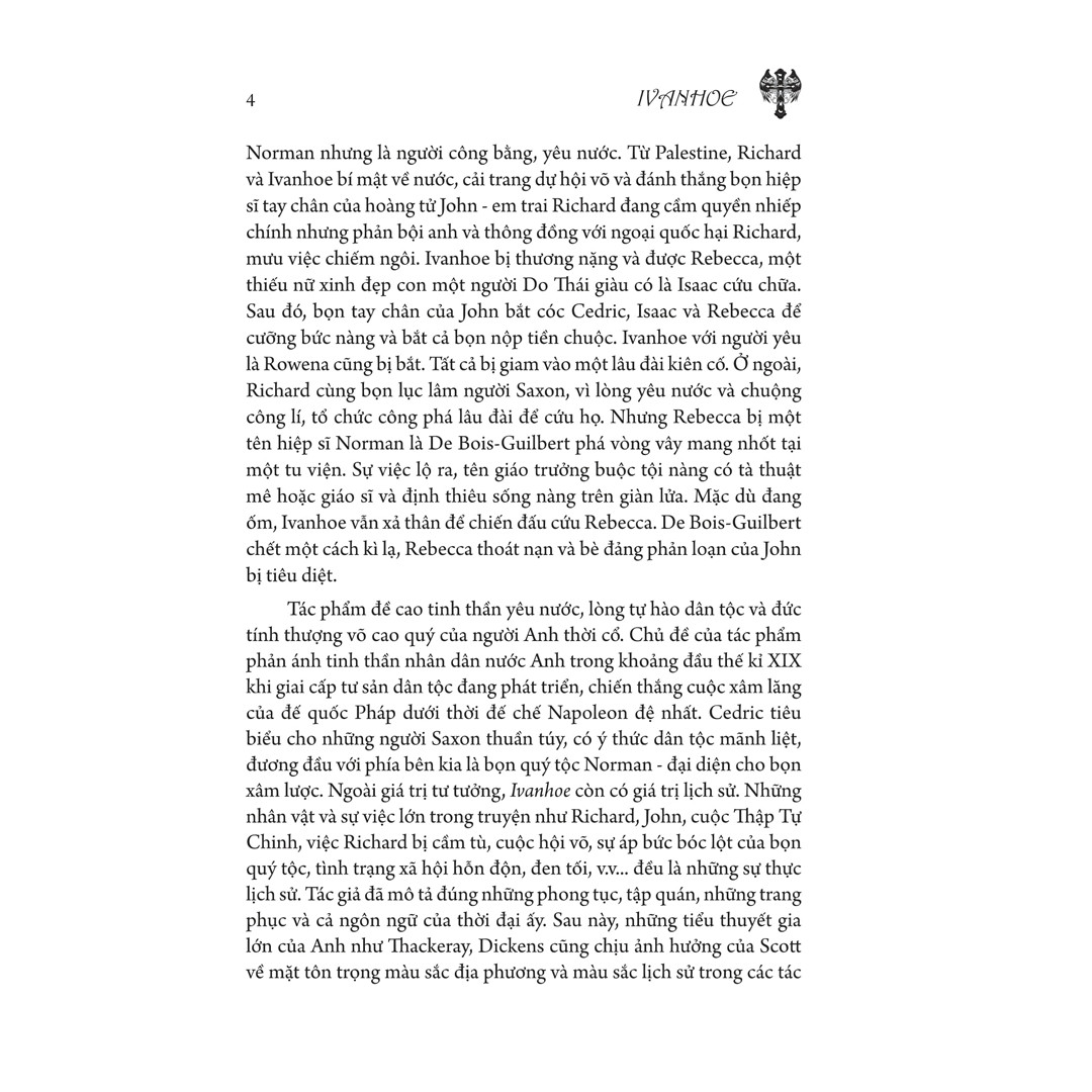Sách: Ivanhoe (Tiểu Thuyết)