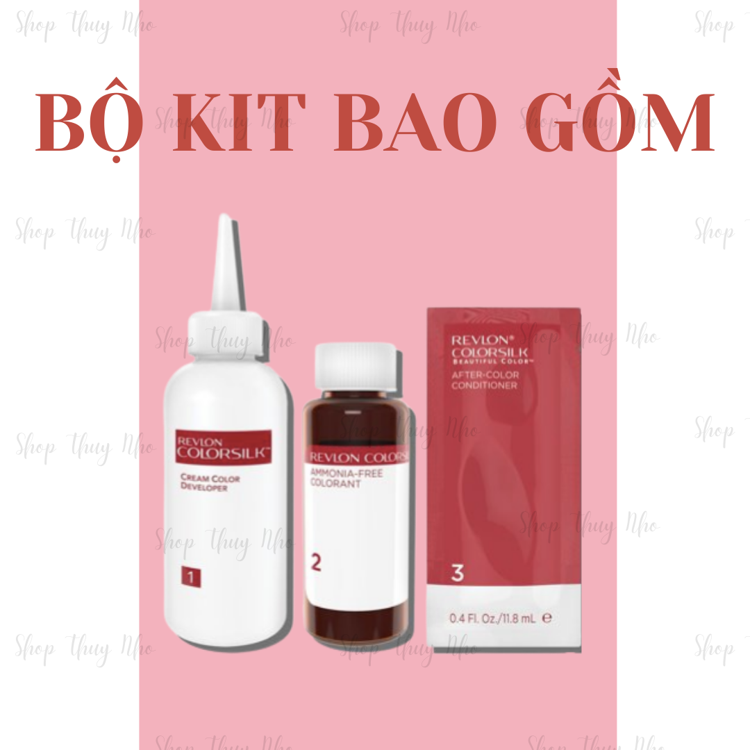 Thuốc nhuộm tóc Revlon ColorSilk số 47 (Medium Rich Brown - Nâu chocolate sáng)