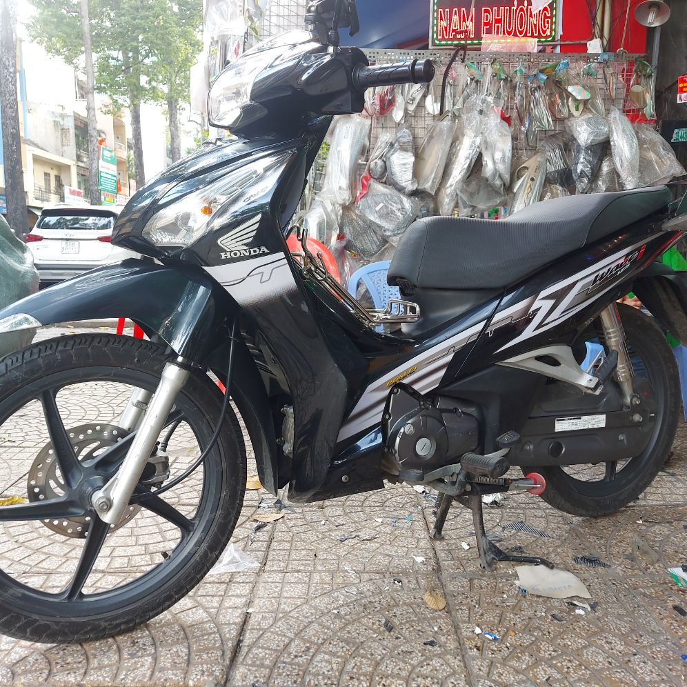 [HCM]Tem xe wave125i  future125i  tem rời cao cấp dán xe đen